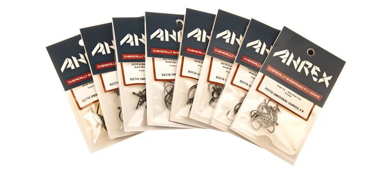 Ahrex AXO774 Universal Curved Hook 15 pack